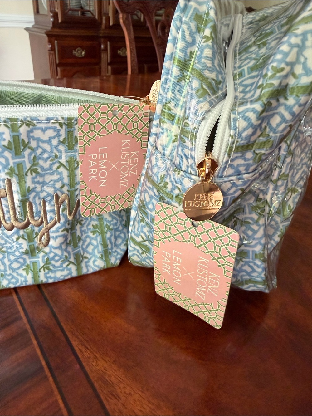 BRAND NEW Toiletry/Cosmetic Bags Kenz Kustomz x Lemon Park - Picture 2 of 6